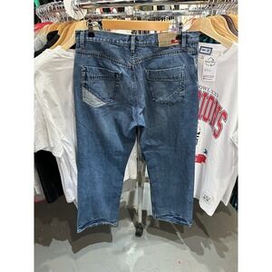 Vintage Y2K Tony Hawk Skate Medium Wash Baggy Skater Denim Jeans Size 32x30